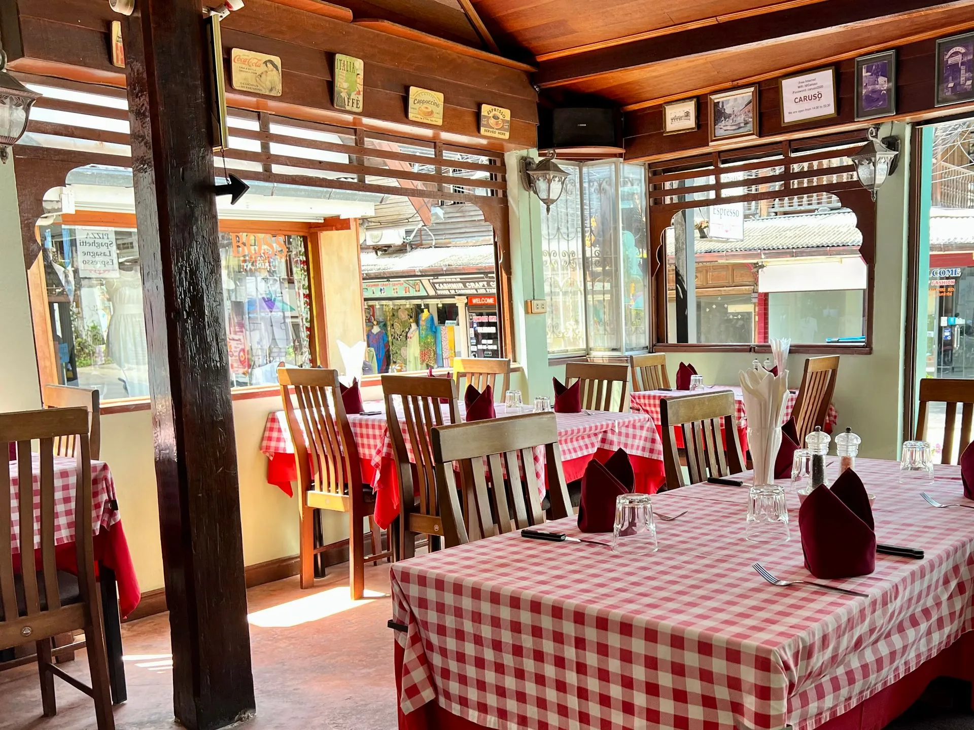 Covered terrace at Caruso Hua Hin